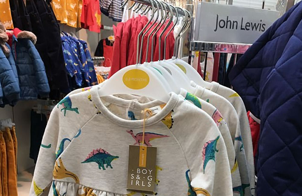 John Lewis Says Goodbye to Gender Specific Clothing Gender Neutral Clothing
